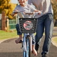 thumbnail image 3 of Eddwiin Canasta de Bicicleta para niños Bicicleta para Exteriores, diseño de Dibujos Animados, Canasta de Manillar Frontal, Soporte para Compras para niños, niños, niñas(Negro), 3 of 5