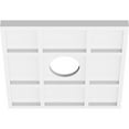 thumbnail image 2 of 12"OD x 3"ID x 4"C x 1"P Rubik Architectural Grade PVC Contemporary Ceiling Medallion, 2 of 11