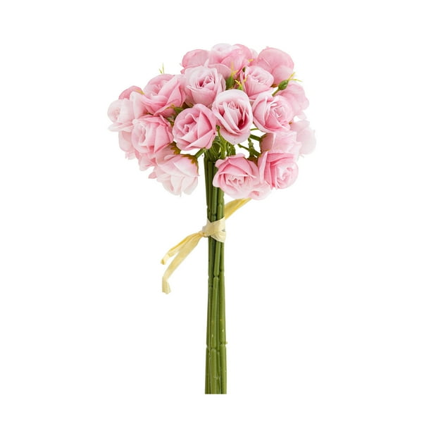 Decoraciones para San Valentín, adornos para San Valentín, regalos para San Valentín, ramo de 27 rosas azules aplastadas, regalo para San Valentín, ramo de flores artificiales para boda, rosas falsas,