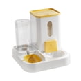thumbnail image 4 of Comedero y dispensador de agua para mascotas Salvador fuente de agua automática desmontable para perros y conejos pequeños y medianos Amarillo, 4 of 10