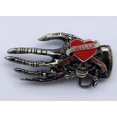 thumbnail image 1 of Hebilla de cinturón de calavera para hombre, hebilla de cinturón con mano de esqueleto punk, hebilla de cinturón de calavera gótica vikinga, hebilla de cinturón de vaquero occidental C, 1 of 4