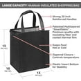 thumbnail image 2 of Hannah Insulated Shopping Bag, Black (2 Pack), 2 of 3
