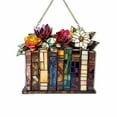 thumbnail image 2 of AKEGAMN Clearance! Flower Book Acrylic Ornament For Book Lovers Flower Book Acrylic Ornament For Book Lovers, Book Club Gift For Readers, Acrylic Book Decor For Home, Flower Book Ornament For Book C, 2 of 7