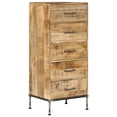 thumbnail image 1 of vidaXL Commode 45x35x106 cm Bois de Manguier Massif, 1 of 5