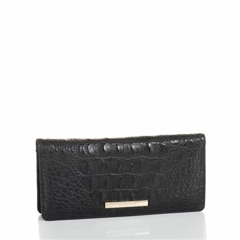 Brahmin Ady Black Barrow-Matte Wallet