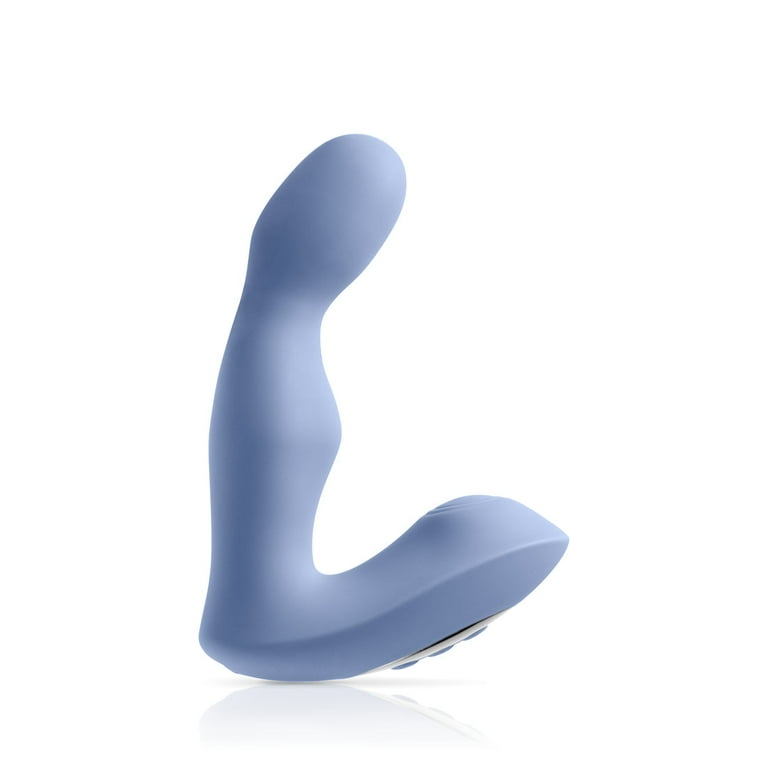 JimmyJane Pulsus P-Spot Vibrating Silicone Anal Sex Toy with Remote  Control, Blue - Walmart.com