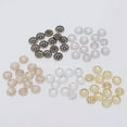 thumbnail image 5 of U8MO 500 pcs Filigree Flower 9mm Bead Caps End Caps for Craft DIY Jewelry Making-Silver, 5 of 9