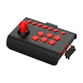 thumbnail image 4 of Arcade Rocker Game Joystick, Arcade Game Console Rocker, Rechargeable Retro Arcade Game Handle Controller for Computer, Smartphones, , Black Red, 4 of 8