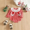 thumbnail image 7 of Zshosam Baby Christmas Bodysuits Unisex Newborn Baby Boy Girl Fall Winter Clothes Long Sleeve Sweatshirt Romper Cute Infant Size 3 6 Months,(Red 3-6 Months), 7 of 7