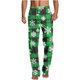 thumbnail image 2 of Pantalones largos para hombre, ropa de dormir para el hogar, pantalones de pierna recta con estampado fino, pantalones casuales para hombre, pantalones para hombre, 2 of 6