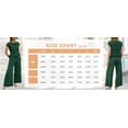 thumbnail image 7 of PUWEI Women's 2 Piece Smocked Top & High Waisted Wide Leg Pants Set Boho Matching Set Lounge Outfit with Pockets, 7 of 7