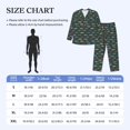 thumbnail image 4 of Sikiie River Freshwater Fish Mens Pajama Set, Soft Warm Long Sleeve Sleepwear, Cozy Button-Down Pjs for Men-Large, 4 of 7