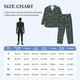 thumbnail image 4 of Balery River Freshwater Fish Pijama para Hombre de Dos Piezas con Manga Larga, Conjunto de Dormir y Descanso Suave con Bolsillos-Medium, 4 of 7