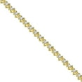 thumbnail image 2 of 10k Yellow Gold-Plated Sterling Silver 1ct TDW X-Link Diamond Bracelet (H-I, I3), 2 of 5