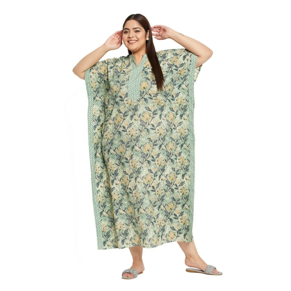 Oussum Cotton Kaftan For Women Plus Size Kaftan