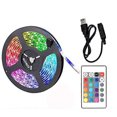 thumbnail image 2 of Tira de luces LED 5050 RGB iluminación Interior ajustable con cambio Wdftyju de Color DIY para fiesta 110M, 2 of 7