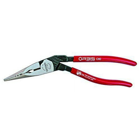 UPC: 0843221025304 | KNIPEX Tools – Angled Long Nose Pliers (9O21-150)
