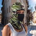 thumbnail image 5 of Unique Bargains 1 Pc Camouflage Balaclava Face Mask Army Green, 5 of 5