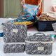 thumbnail image 3 of Pisexur Belleza Maquillaje Bolsa de cosméticos portátil acolchada de gran capacidad, bolsa de almacenamiento floral acolchada, bolsa de almacenamiento para artículos de tocpara mujeres y hombres, 3 of 5