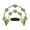 Gold, variant on Handbell,Circle Metal Percussion Bar Ktv Party Row Handbell Circle Handbell Circle Metal Handbell Row Handbell Metal Percussion And Hxber Percussion Drum Handbell And Children Bar Royhh Gold