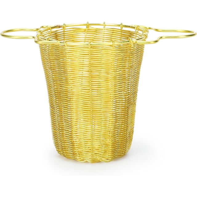 Octavius Tea Infuser | Brass Tea Infuser with Basket Shaped | Loose Leaf | Basket Tea Strainer | Perfect for Loose Teas | Pack of 1 | Mothers Day Tea Gift