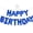 Navy Blue, variant on Gold Happy Birthday Balloons Banner, 16 Inch Mylar Foil Letters Birthday Sign Banner Balloon Bunting Reusable Ecofriendly Material for Girls Boys Kids & Adults Birthday Decorations and Party Supplies