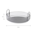 thumbnail image 4 of Organizador de maquillaje INVSSENE, giratorio 360°, 1 nivel, gris, 4 of 6