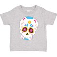 thumbnail image 3 of Inktastic Sugar Skull Blue Boys or Girls Toddler T-Shirt, 3 of 5