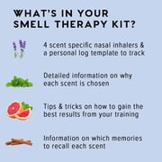 MOXE Nasal Stick Inhaler Lavander, Peppermint, Grapefruit and Cinnamon Scent Kit Phase II Scent Diversification Essential Oil Scent