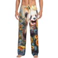 thumbnail image 5 of Mens Pajama Pants, Elegant Cute Panda Sunflower Soft Sleep & Lounge Pants for Men, Cuteness Casual PJ Bottoms Pants with Pockets, 5 of 7