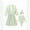 #Green, variant on Maternity Robe and Baby Receiving Blanket Robe and Swaddle Set Hospital Labor Delivery Matching Outfits for Mom Dad Baby (Mom&Baby S/M)
