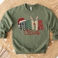 thumbnail image 2 of POPPOP Christmas Claus Embroidery Sweatshirt, Custom Mama Grandma Gigi Mimi Nickname, Gifts for Women Sweater, 2 of 4