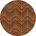 thumbnail image 1 of Ahgly Company Machine Washable Indoor Square Transitional Saffron Red Area Rugs, 3' Square, 1 of 7