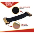 thumbnail image 4 of (16 Piece) E-Track Bungee Tie-Down Straps - Assorted Lengths for Securing Tools to Enclosed Trailer Walls - 2 inch Black Bungee Straps - E-Track Accessories, 4 of 7