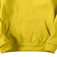 thumbnail image 5 of EGNMCR Yellow Yellow Sweatshirts for Women Oversized Sweatshirts Hoodies Crewneck Sweaters Casual Tops Comfy Fall Fashion Pullover Outfits Winter Clothes with Pockets Fall Winter, 5 of 6
