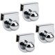 thumbnail image 1 of Juego de 4 Tiradores Para Puertas De Vidrio JanHm Metal Sin Taladrar Para Vitrinas Muebles De Vidrio Cajones De 5 A 8 Mm, 1 of 5