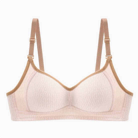 DPTALR Women's Underwear High School Student Thin Collection Without Steel Ring Bra Sagging Bra