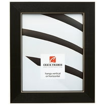 Craig Frames Shaker 276, 16x20 inch Picture Frame, Black Solid Wood