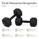 thumbnail image 5 of Juego De Mancuernas Eleva ELEVA-2MH Hexagonal 30 Lb Con 2 Pz, 5 of 8