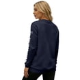 thumbnail image 3 of AHMOMEI 250 Anniversary USA Shirt Women's 1776-2026 USA 250th Anniversary Long Sleeve Waffle Knit 4th of July Women Sweatshirts, 3 of 4