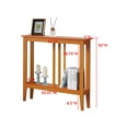 thumbnail image 2 of Kings Brand Furniture - Entryway Table - Narrow Console Table - Console Table with Storage - Hallway Decor - Wood Console Tables for Entryway - Narrow Console Sofa Side Table - Foyer - Honey Ginger, 2 of 5