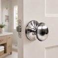 thumbnail image 5 of Matte Black Egg Passage Door Knob, Hall and Closet, Left and Right Hand, ANSI Grade 3, 5 of 11