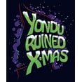 thumbnail image 2 of Women's Guardians of the Galaxy Holiday Special Yondu Ruined X-Mas  Graphic Tee Navy Blue X Large, 2 of 4