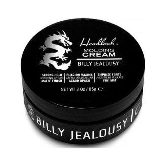 Billy Jealousy Headlock Hair Molding Cream for Men, 3 Oz