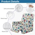 thumbnail image 4 of Yuyamidu Boho Reclining Chair Covers 4 Pieces Mandala Flower Recliner Covers That Stay in Place Easy to Install Lazyboy Cover for Recliner Chair Gift for Housewarming, 4 of 8