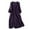 Purple, variant on Nmnitkp Summer Dresses for Women 2026,Spring Dresses. Trendy Styles Women's Solid Color Pleated Lace Up Loose Long Dress