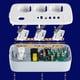 thumbnail image 4 of Cable de alimentación Cable de extensión 3 tomas 6 x USB Multi Hole Plugs Row Plugs with Smart Terminal Blocks Electrical Sockets, 4 of 4