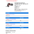 thumbnail image 2 of Front Brake Pad and Rotor Kit - Compatible with 1998 - 2000 Volvo S70 1999, 2 of 2