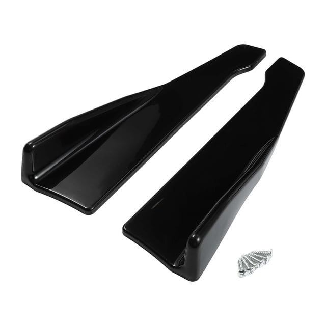 Kit de difusor divisor de rocker exterior Unique Bargains de 48 cm/18.9 in, universal, de alta resistencia, ABS negro