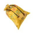 thumbnail image 4 of EeaseCA Silk Drawstring Bag Chinese Style Jewelry Pouch Storage Bag for Wedding Party (Yellow, Random Pattern), 4 of 8